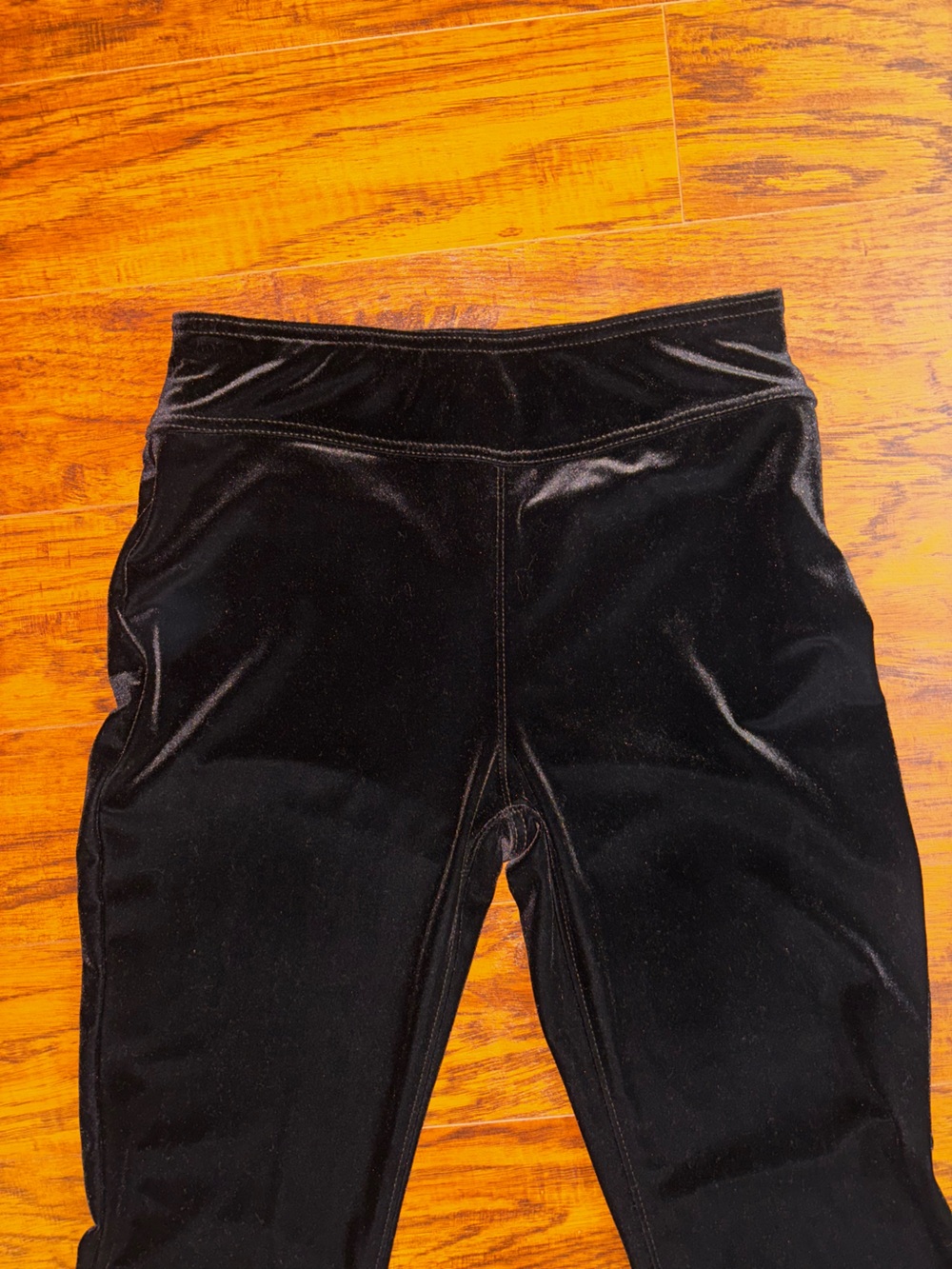 Sofia Vergara Black Velvet Melisa Pull-On Super Flare Pants Bell-Bottom Trousers - Picture 4 of 8